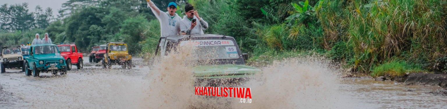 Jeep fun offroad hambalang bogor melewati sungai sentul