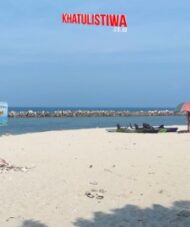 Pantai Sakura Pulau Untung Jawa, lokasi terbaik menikmati sunrise